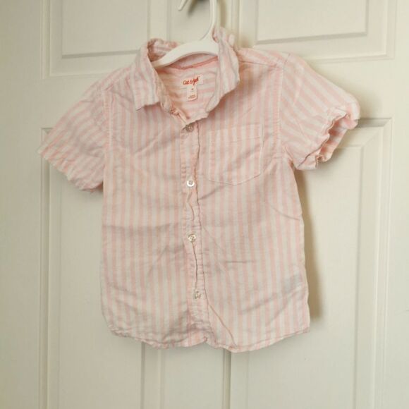 2/$20 Cat & Jack button down shirt size 4 - Picture 1 of 3